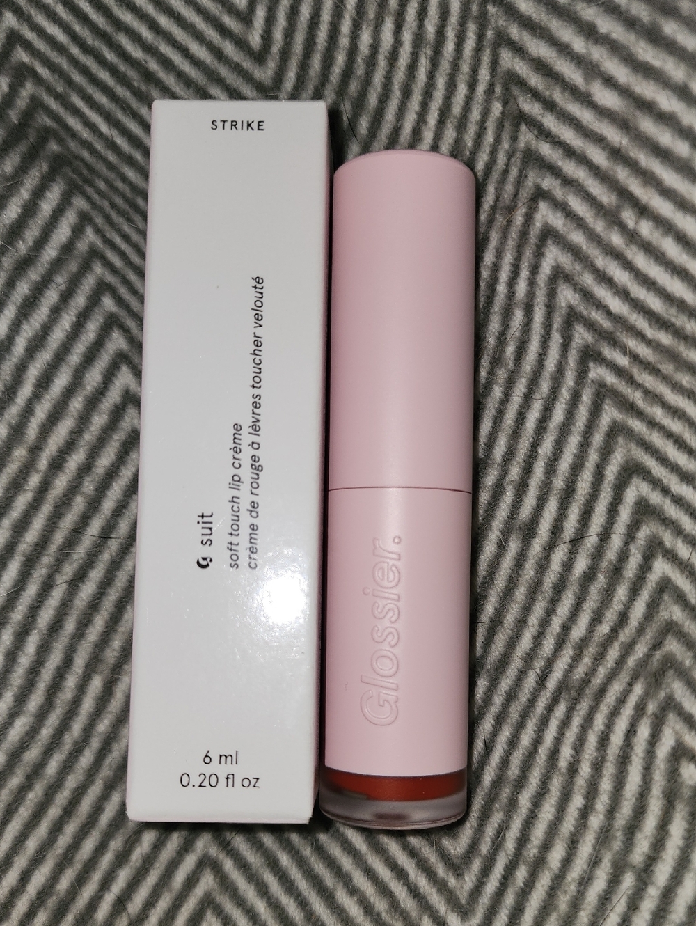 Glossier Soft Touch Lip Crème — Strike